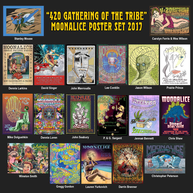 2017-04-20 San Francisco CA - Slim's - Set of 19 Posters