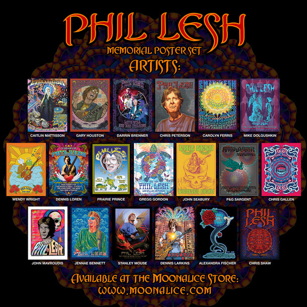 2024-10-25 Phil Lesh - Set of 19 Posters