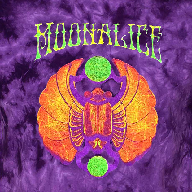 Moonalice Scarab Purple Tie-Dye Tee