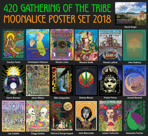 2018-04-20 San Francisco CA - Slim's - Set of 19 Posters